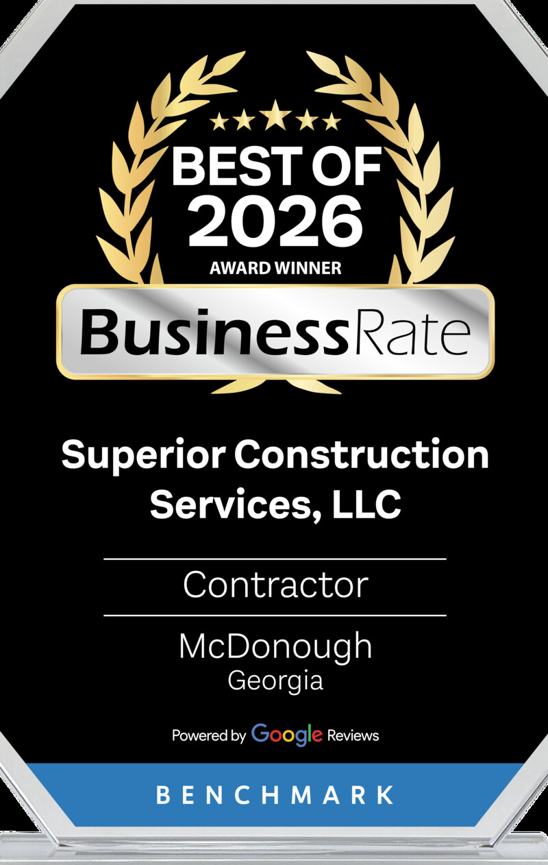 BusinessRate Best of 2026 Award Winner — Superior Construction Services