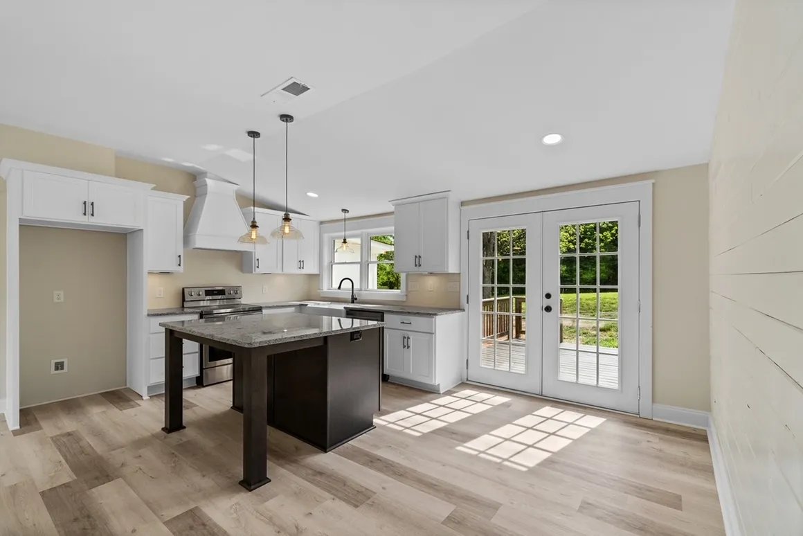 Open dining room